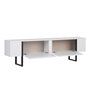 Nordure Soporte para TV Blanco y Negro